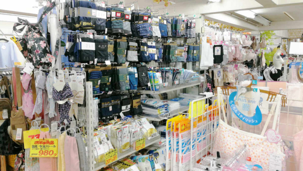 肌着・ランファン売場