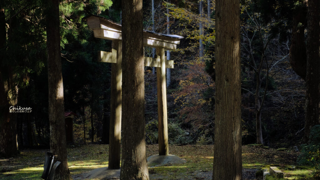 鍋ヶ森神社　千種町の秋